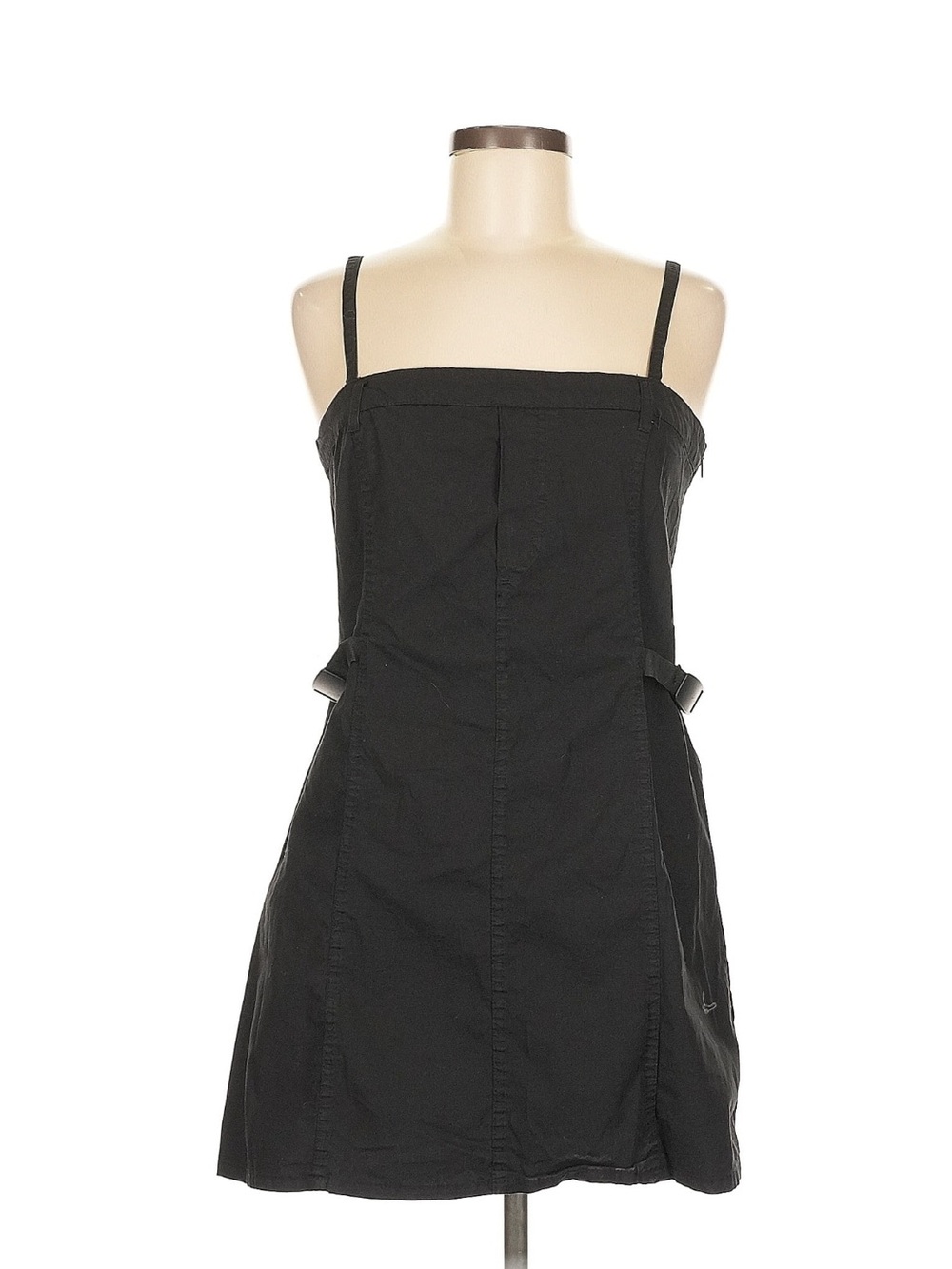 Zara Black Mini Spaghetti Strap Dress